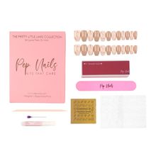 Pep Nails Latte Super Natural Nude And Marble Press On Nails