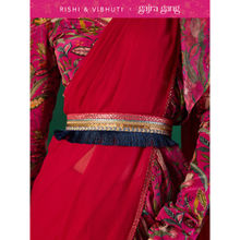 Gajra Gang Rishi Vibhuti Multi-Color Fringed & Embellished Belt with Tie-UpGGRVBELT02 (Gajra Gang Rishi Vibhuti Multi-Color Fringed & Embellished Belt with Tie-Up