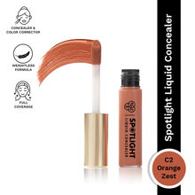 PAC Spotlight Liquid Concealer C2 Orange Zest - Full Coverage, Self Setting, Creaseproof Corrector