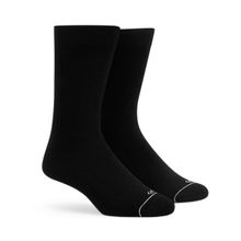 Dynamocks Men and Women Bamboo Crew Length Socks - Black