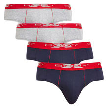 BODYX Pack Of 4 Solid Briefs In Multi-Color