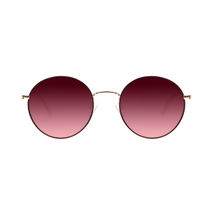 Chilli Beans Women Red Lens Round Frame Sunglasses