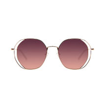 Chilli Beans Women Brown Lens Round Frame Sunglasses