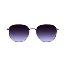 Chilli Beans Unisex Blue Lens Round Frame Sunglasses