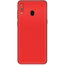 Trendy Skins Red Matte Pattern For Samsung Galaxy