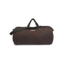 The House of Tara Olive Brown Cotton Canvas 21 Inches 40 Litres Travel Duffle Gym Sports Bag