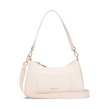 MIRAGGIO Hailey Shoulder Bag with Crossbody Strap for Women - Off White (S)