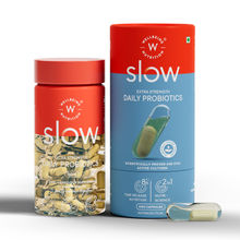 Wellbeing Nutrition Slow Daily Probiotics With 60B CFU Pre & Probiotic In Vegan Omega Oil