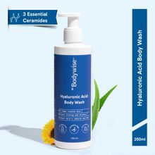 Be Bodywise Hyaluronic Acid Body Wash For Dry Skin - With 3 Essential Ceramides & Aloe Vera Extract