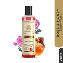 Khadi Natural Rose & Honey Body Wash Soft, Smooth & Hydrate Skin