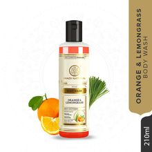 Khadi Natural Orange & Lemongrass Body Wash Nourish & Hydrate Skin