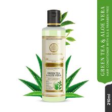 Khadi Natural Green Tea & Aloevera Hair Conditioner SLS & Paraben Free