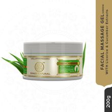 Khadi Natural Green Aloe Vera Facial Massage Gel Reduce Tan & Stress marks