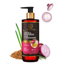 Khadi Natural Onion & Fenugreek Hair Conditioner - Power Botanics Reduce Hair Fall