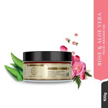Khadi Natural Rose & Aloe Vera Facial Massage Gel Prevent Acne