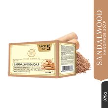 Khadi Natural Sandalwood Handmade Soap Fine Lines & Wrinkles (Pack of 5)