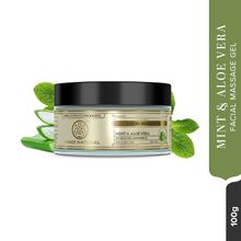 Khadi Natural Mint & Aloe Vera Facial Massage Gel Tightens Skin