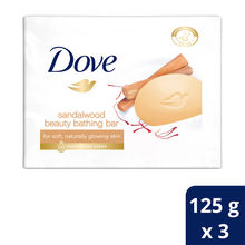 Dove Sandalwood Beauty Bathing Bar - Pack Of 3