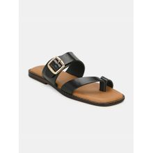 EGOSS Sevilla Genuine Leather Buckled Black Formal Sandals for Men By Lafattio