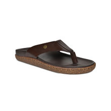 BUCKAROO LIFAN NEW Natural Leather Casual Sandal Chappal Brown