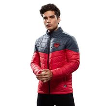 The Souled Store Men Official Superman Logo Red Men Puffer Jackets