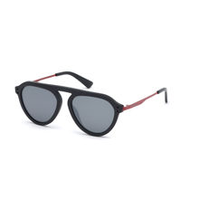 Diesel Pilot Sunglasses with Smoke Mirror Lens for Unisex