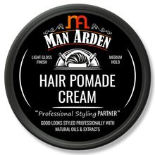 Man Arden Hair Pomade Cream Professional Styling For Anti Frizz Light Gloss Finish