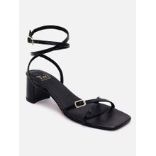 Tao Paris Women Black Sandal Heels