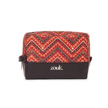 Zouk Women Red Dharwad Leher Raha Pouch (S)
