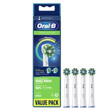 Oral-B Cross Action Electric Toothbrush Replacement Heads - Pack of 4