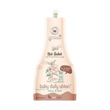 Nat Habit Baby Daily Ubtan, No Tears Cleanser, Baby body wash with Milk & Nut, Soap Free Formula