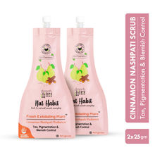 Nat Habit Cinnamon Nashpati Radiance Exfoliating Face Mura, Face Scrub for Tan, Pigmentation,Blemish