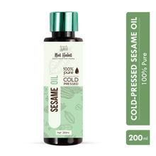 Nat Habit 100% Pure Cold Pressed White Sesame Til Seed Oil, Skin Hair Body Moisturizer & Vitamin E