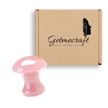 Getmecraft Rose Quartz Mushroom Gus Sha Tool