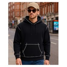 Bewakoof Heavy Duty 1.0 Men's Black Oversized Hoodies