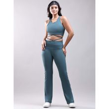 Aesthetic Bodies Blue Solid Top and Trouser (Set of 2)