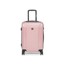 Swiss Brand VERNIER Rose Gold Color ABS Material Hard 20" Cabin Trolley (S)