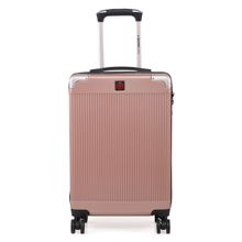 Swiss Brand GENEVE Rose Gold Color ABS Material Hard 20" Cabin Trolley (S)
