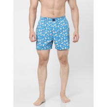 Jack & Jones Blue Printed Boxers