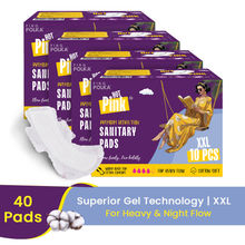 PINQ Polka Hot Pink Ultra Sanitary Pads