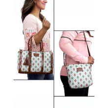 The Clownfish Blue Printed Set Of 2 Women's Handbag And Sling Bag