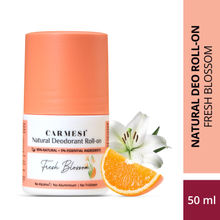 Carmesi Natural Underarms Roll On Deodorant For Women - Fresh Blossom, No Alcohol Or Aluminium