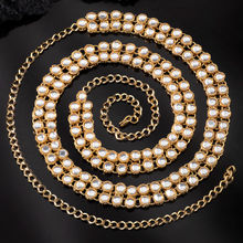 Peora Traditional Jewellery Gold Plated Kundan Waist Belt Kamarb & Belly Chain (PF37BCH016)