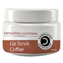 DERMISTRY Coffee Lip Scrub Balm Care For Lightening Pigmentation Dark Pigmented Dry Chapped Lips