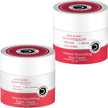 DERMISTRY Anti Ageing Collagen Retinol Face Moisturizer Day Night Cream Aging For Dry & Oily Skin