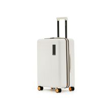 MOKOBARA The Transit Check-In Luggage Trolley Bag - Use Still Loading Brownray Off White