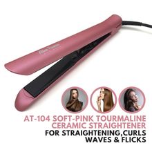 Alan Truman AT104 Soft Pink Tourmaline Ceramic Hair Straight...