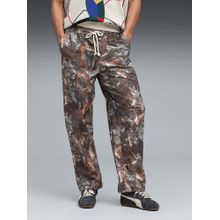 Puma Men Relaxed All-Over-Print Twill Pants
