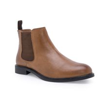 Red Tape Mens Solid Tan Chelsea Boots