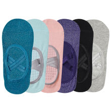 Mint & Oak Pilates Socks For Women Anti Skid Grip (Pack of 6)